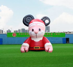 C1-269 Mickey Mouse inflável Papai Noel