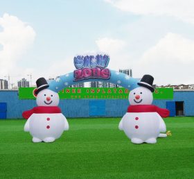 C1-282 Arco de boneco de neve inflável