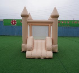 T2-3517 Castelo inflável de casamento inflável de trampolim branco
