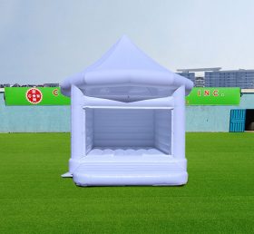 T2-3521 Castelo inflável de casamento roxo