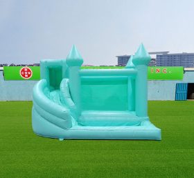T2-3524 Casa de casamento verde com slides e piscina