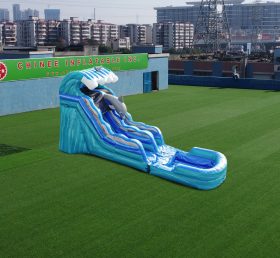 T8-4127 Golfinho de 15 pés com piscina removível