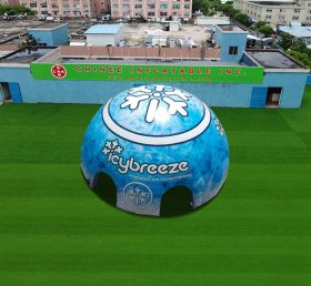 Tent1-4228 Cúpula inflável congelada