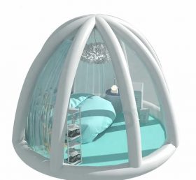Tent1-5013 Quarto de acampamento de tenda inflável de casa de bolha transparente