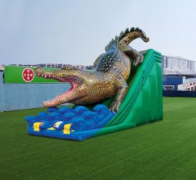 T8-4192 Bloco inflável de crocodilo