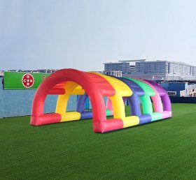 Tent1-4590 Tenda arcada de exposição inflável colorida