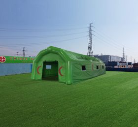 Tent1-4671 Oficina inflável verde grande