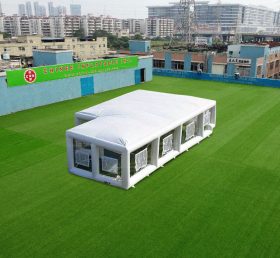 Tent1-4676 Salão de exposição inflável branco do edifício especial