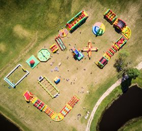 IS11-4025 Parque de diversões de área inflável ao ar livre playground