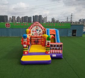 T2-4725 Castelo inflável de circo com slide