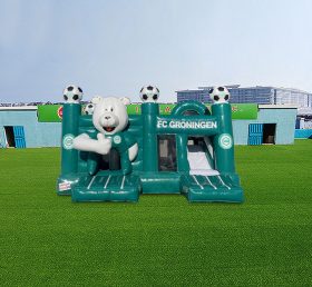 T2-4501 Castelo inflável de Groningen com slide