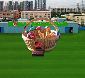 T2-4630 Castelo inflável de cesta de frutas