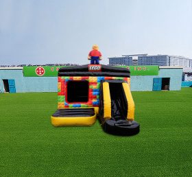 T2-4653 Castelo de salto Lego com slide