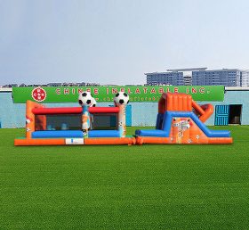 T7-1534 Corrida de obstáculos de futebol