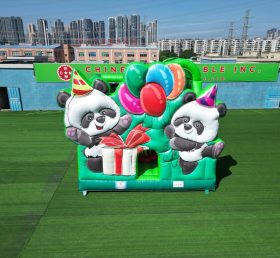 T2-4968 Castelo inflável de panda de festa