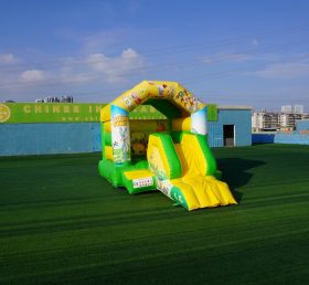 T2-2723D Castelo inflável infantil com tema de coelho