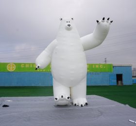 CARTOON1-902 Cartoon de urso polar personalizado