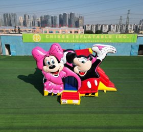 T2-1088B Disney Mickey & Amp com escorregador Minnie Inflável Castle