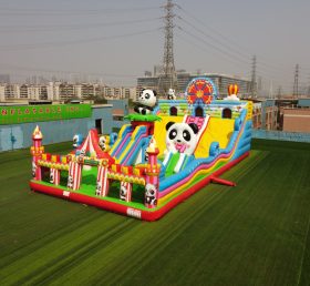 T6-803B Magic Panda Circus Theme Inflável Castle Playground