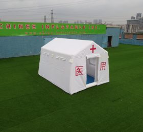 Tent1-4718 Abrigo médico inflável portátil com janelas transparentes para resposta a emergências