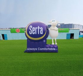 S4-417 Modelo de publicidade de desenho animado inflável