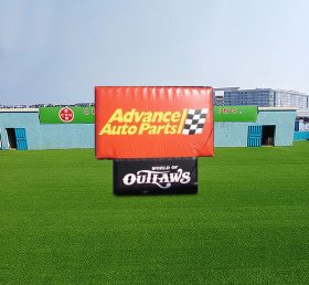 S4-447 Parede de logotipo de autopeças inflável