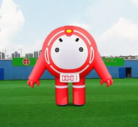 S4-588 Relógio de exibição móvel de modelo inflável gigante personalizado