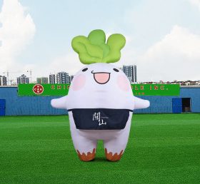 S4-589 Modelo de mascote inflável gigante ao ar livre de vegetais verdes de desenho animado