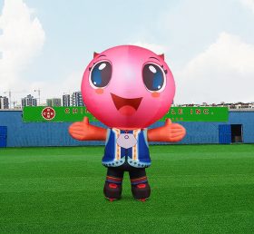 S4-597 Campanha de promoção de garota de fruta de dragão de fantasia de desenho animado inflável de publicidade