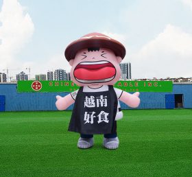 S4-598 Novo restaurante promoção decoração design personalizado roupas infláveis ​​menino