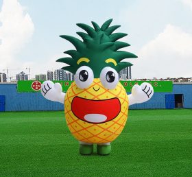 S4-604 Exposição ao ar livre de publicidade inflável de abacaxi de fruta gigante de moda