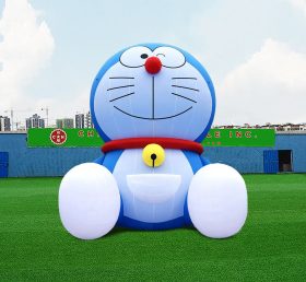 S4-621 Cartoon gigante publicidade inflável personagem de filme azul Doraemon