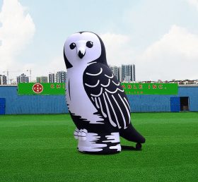 S4-623 Cartoon inflável mascote animal coruja decoração