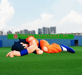 S4-629 Cartoon inflável publicitário Super Saiya