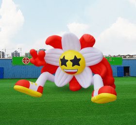 S4-664 Flores de desenhos animados infláveis
