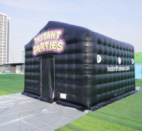 Tent1-704C Cubo Inflável Barraca Preta para Festa