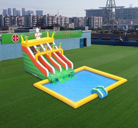 Pool2-829 Parque aquático com piscina temática Ultraman