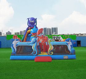 T6-1134 Polvo colorido para playground inflável