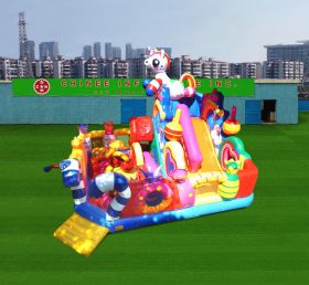 Campo de jogos inflável do unicórnio T6-1146