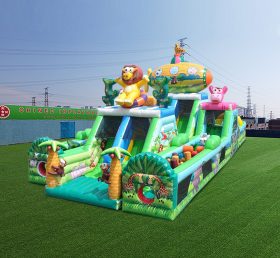 Pista de obstáculos inflável combinada T6-1156