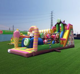 Corrediça seca inflável dos doces T8-4524