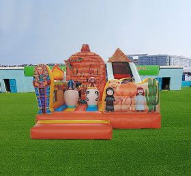 T2-7007 Castelo inflável com playground para múmias