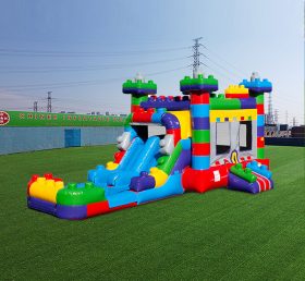 T2-7051 Mega Blocks Combo Molhado Com Piscina