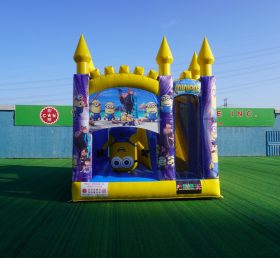 T5-1002H Castelo insuflável com escorrega tema Minions
