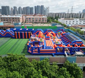 GF2-161 Parque de Obstáculos Inflável Gigante com Tema de Dinossauro