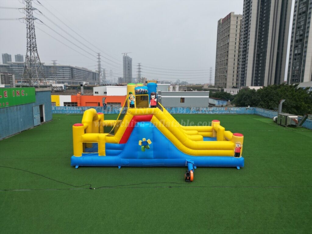 T8-8051 Roblox Inflatable Dry Slide