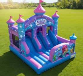 T2-8399 Castelos Infláveis Shimmer & Shine