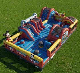 T6-6036 Mickey & Minnie Cidade Divertida Inflável