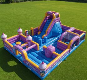 T6-6084 Shimmer & Shine Cidade Inflável