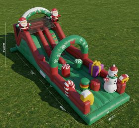 T8-8016 Escorrega Seco Inflável de Natal